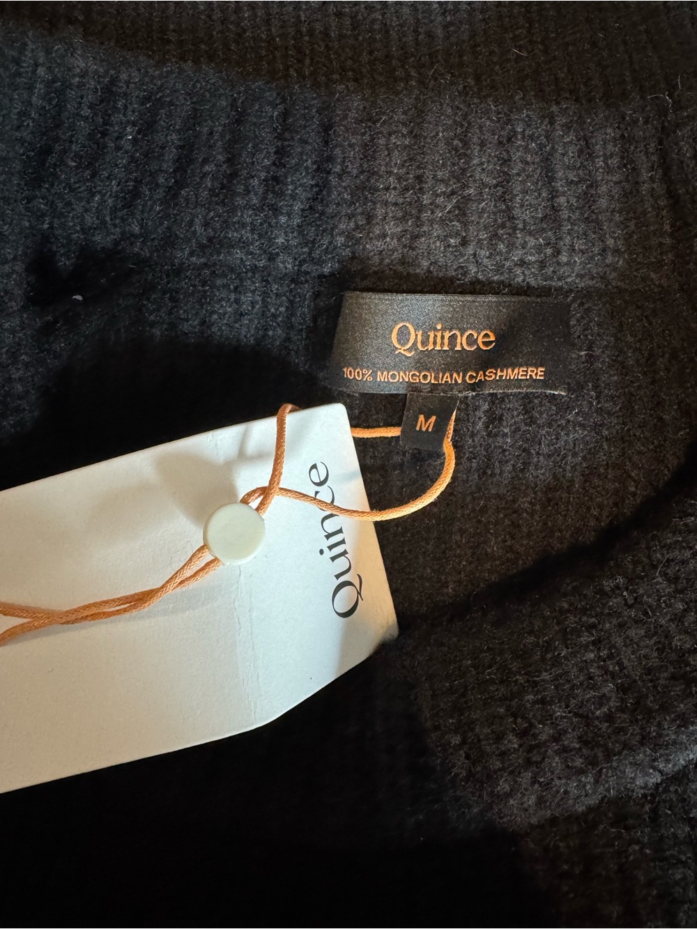 Quince Mongolian Cashmere Fisherman Crewneck Sweater - Picture 6 of 8